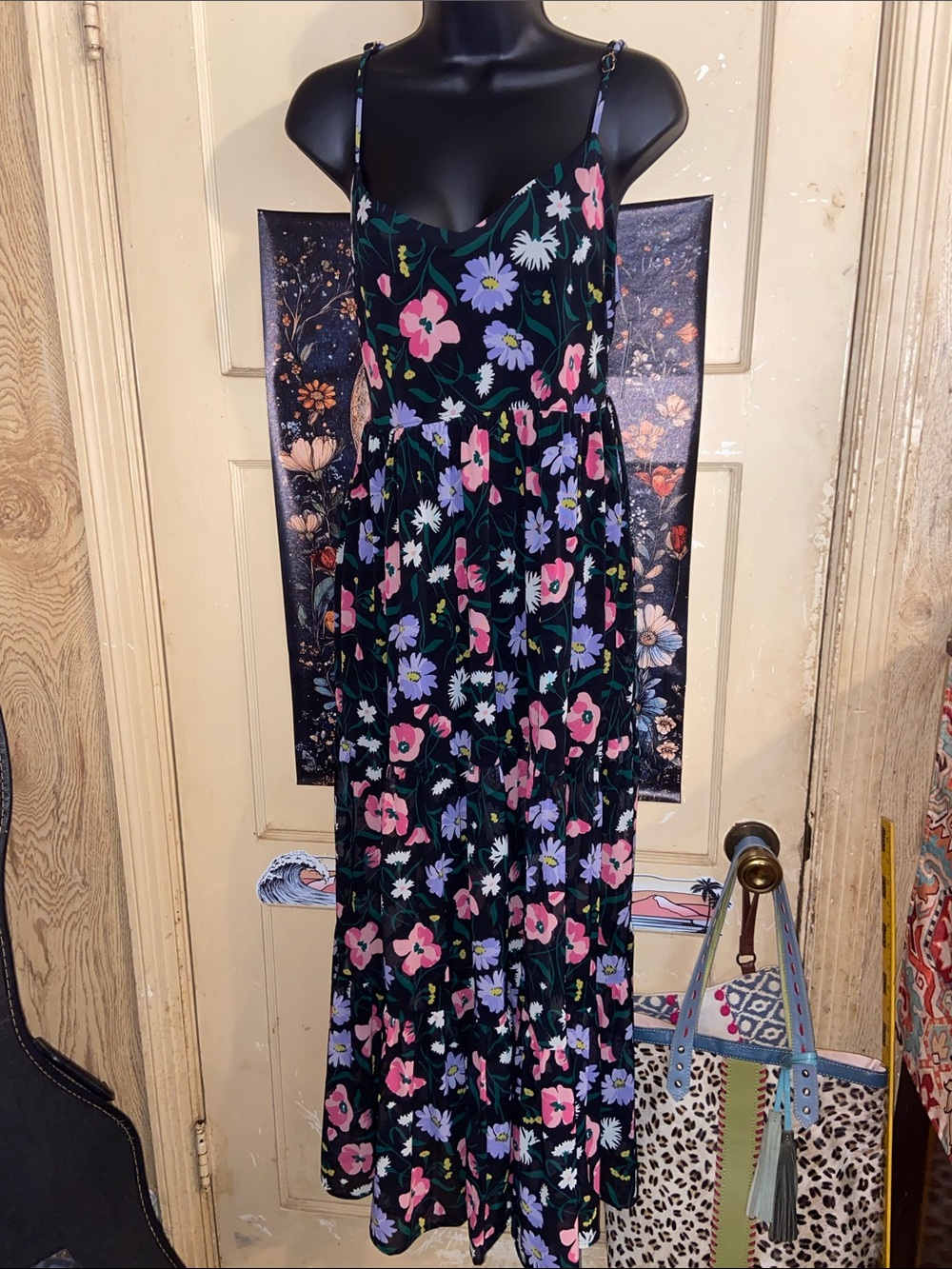 SPRING BOUQUET SWIM COVERUP DRESS NWT Kate Spade NY Floral Tiered